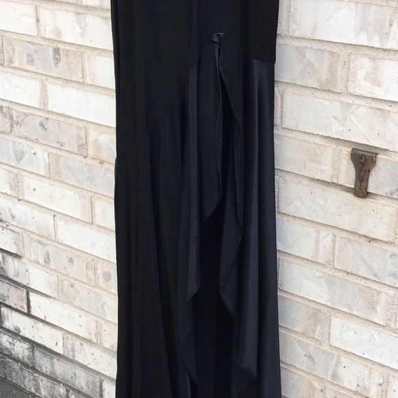 Jessica McClintock long form fit thigh slit dress - Picture 4 of 10